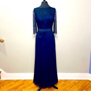 Watters&Watters Navy Mother of the Bride Dress Size 8
